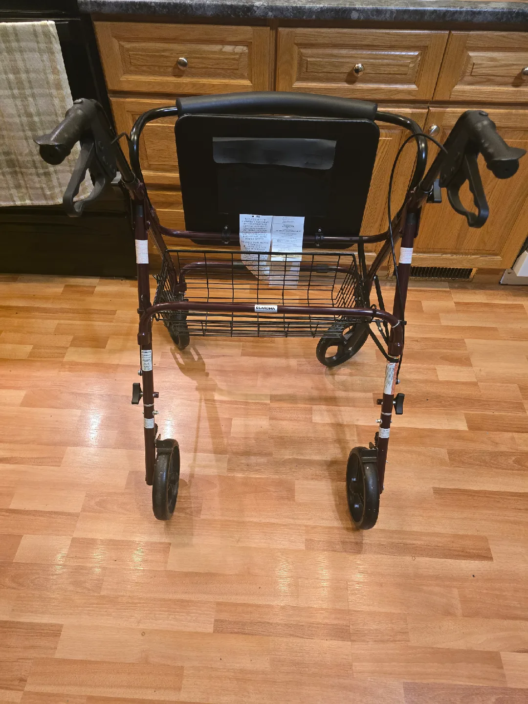 Medline Heavy Duty Rollator Walker with Seat image indicator(2)