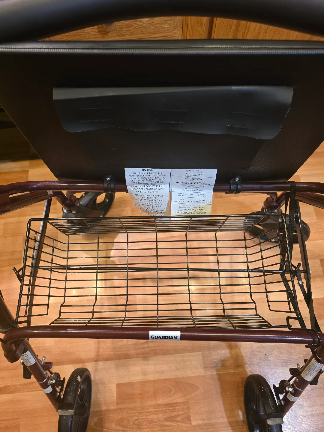 Medline Heavy Duty Rollator Walker with Seat image indicator(7)