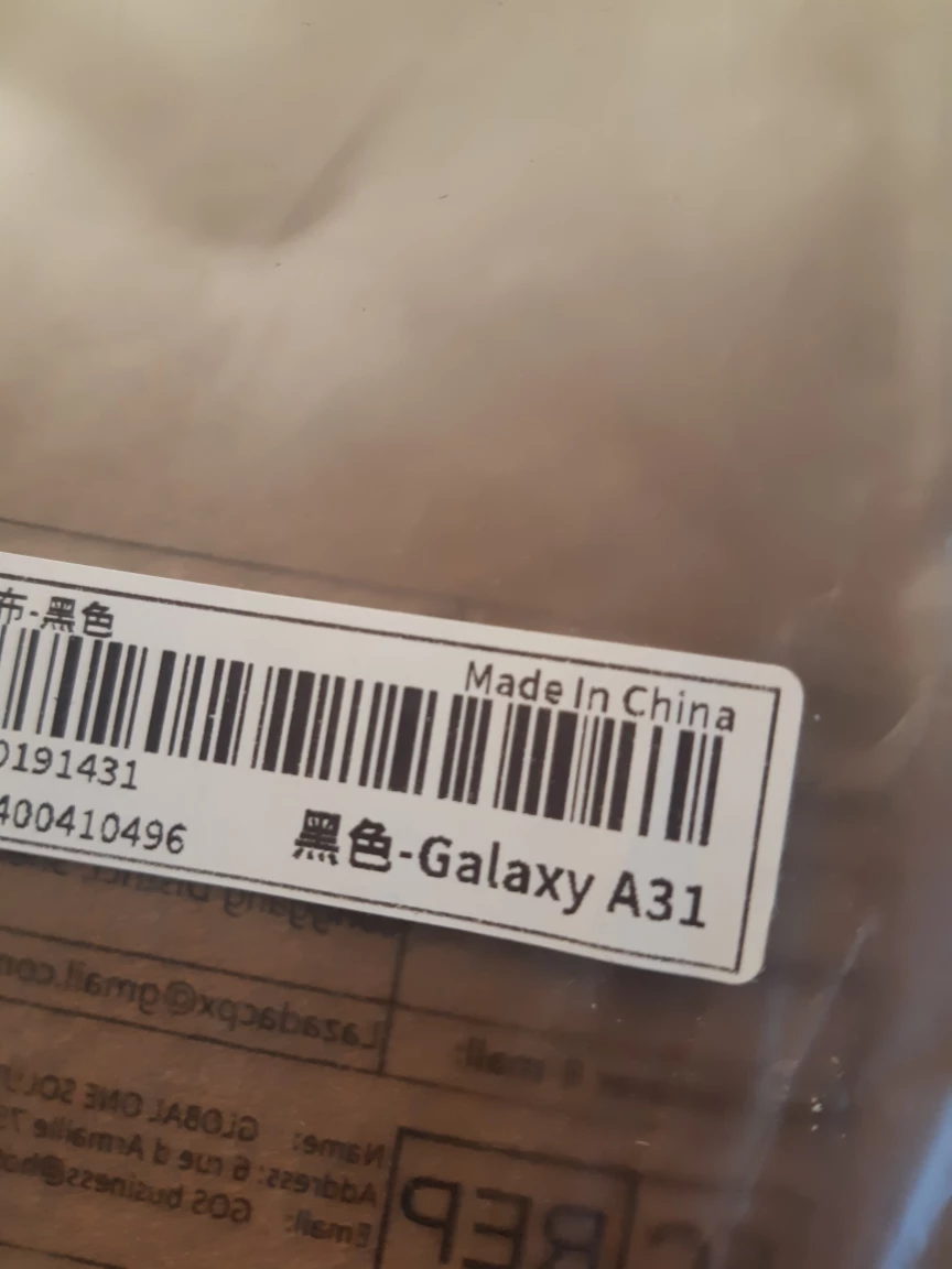 Sleek Black Samsung Galaxy A31 phone case - photo 3
