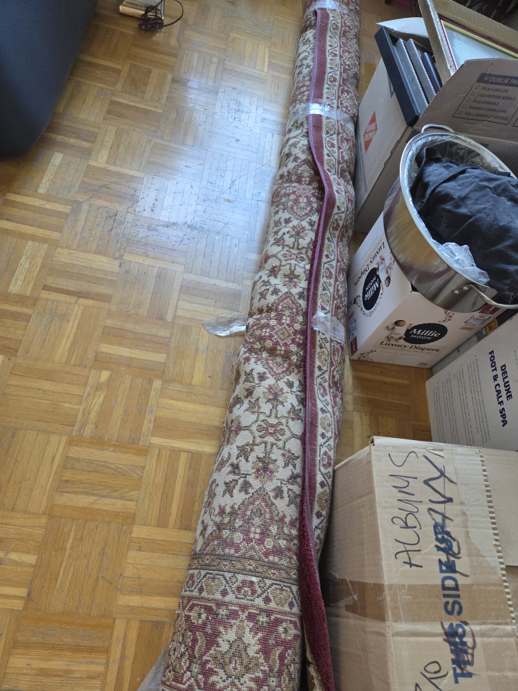 Burgundy Patterned Persian Area Rug