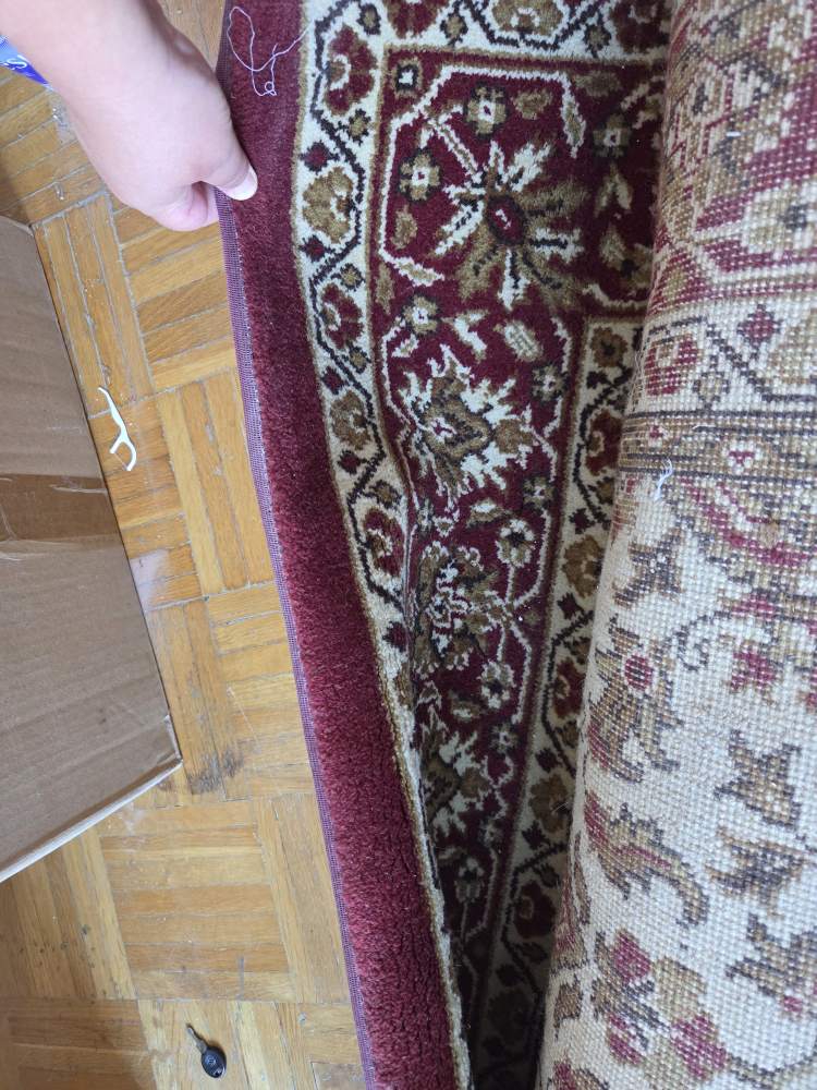 Burgundy Patterned Persian Area Rug - photo 2