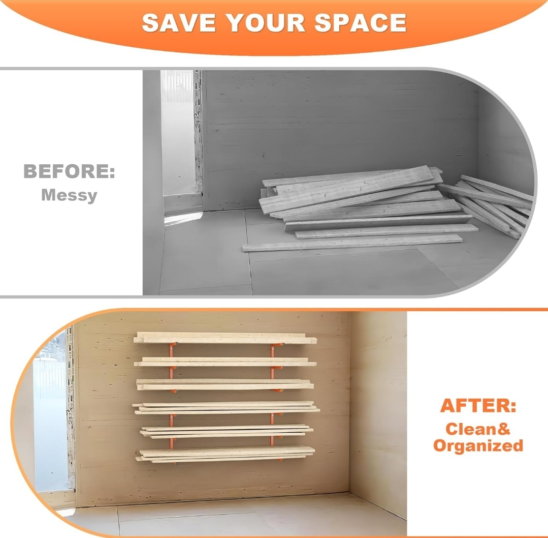 Orange Lumber Storage Rack - photo 5