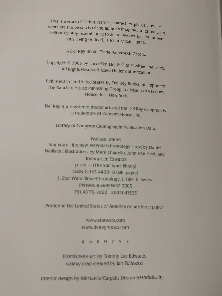 Star Wars Book ~ Essential Guide To Chronology image indicator(2)