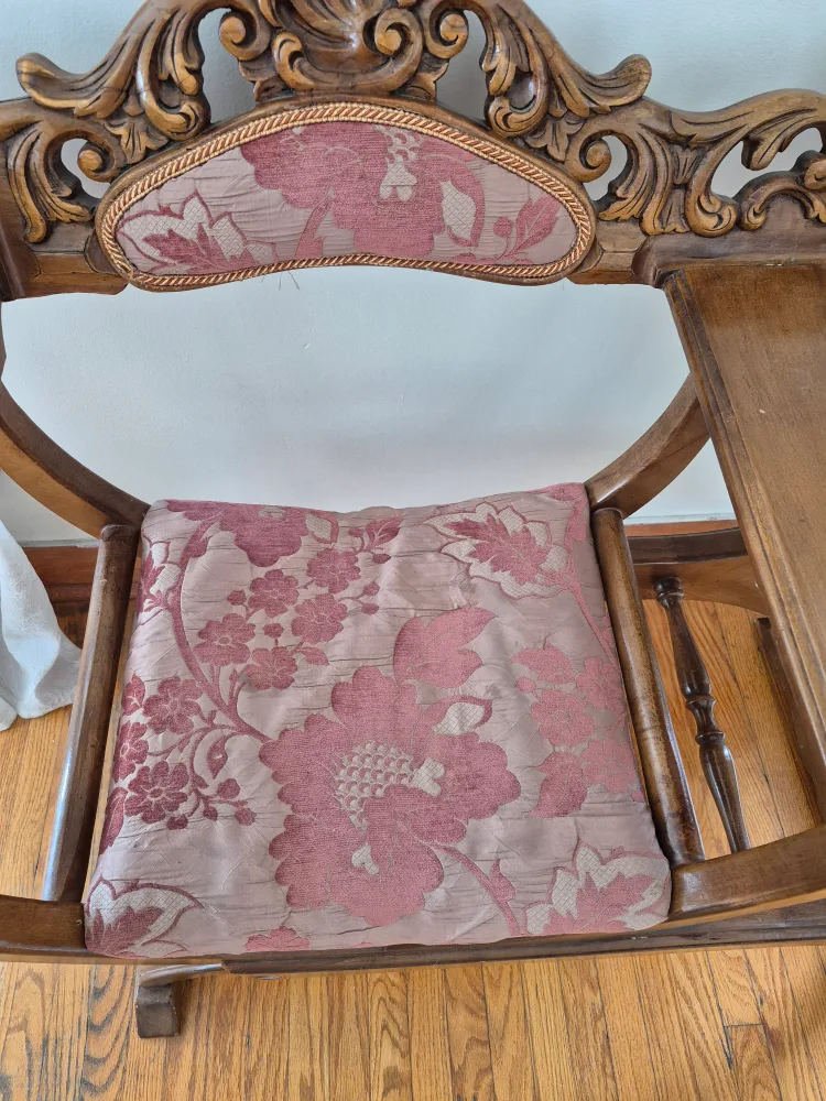 Antique Wooden Telephone Table with Seat image indicator(4)