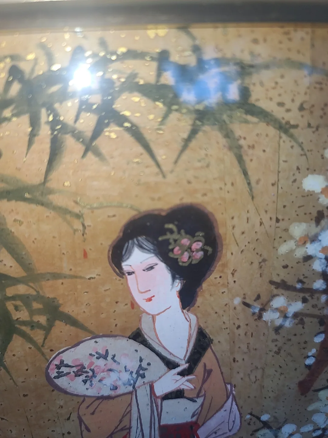 Vintage Japanese Geisha Girl Prints Framed image indicator(3)