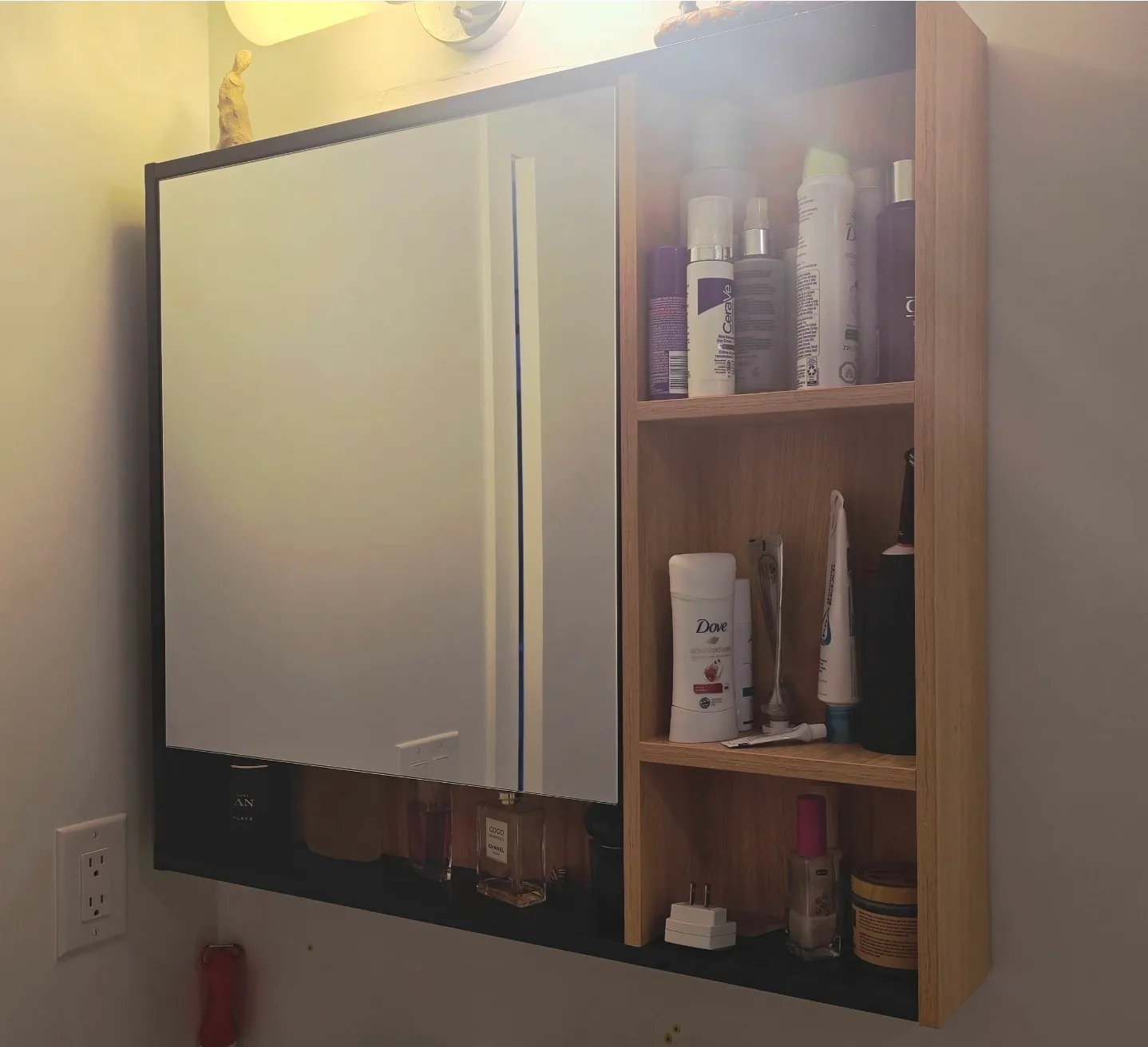 Moving Sale - Bathroom Vanity with Mirror and Shelves image indicator(3)