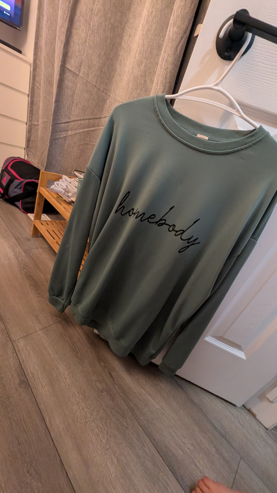 Homebody Green Sweatshirt - Size 2XL