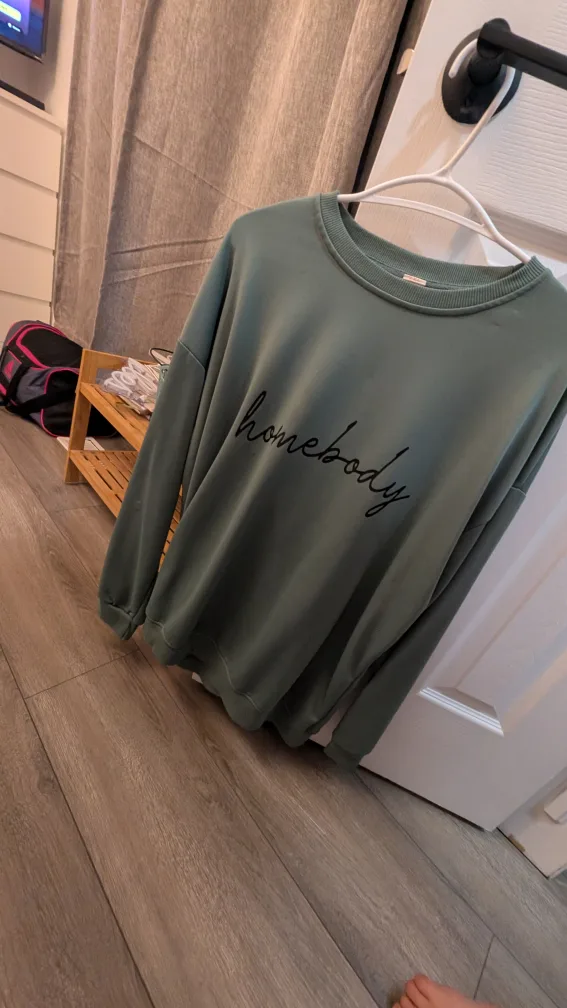 Homebody Green Sweatshirt - Size 2XL thumbnail