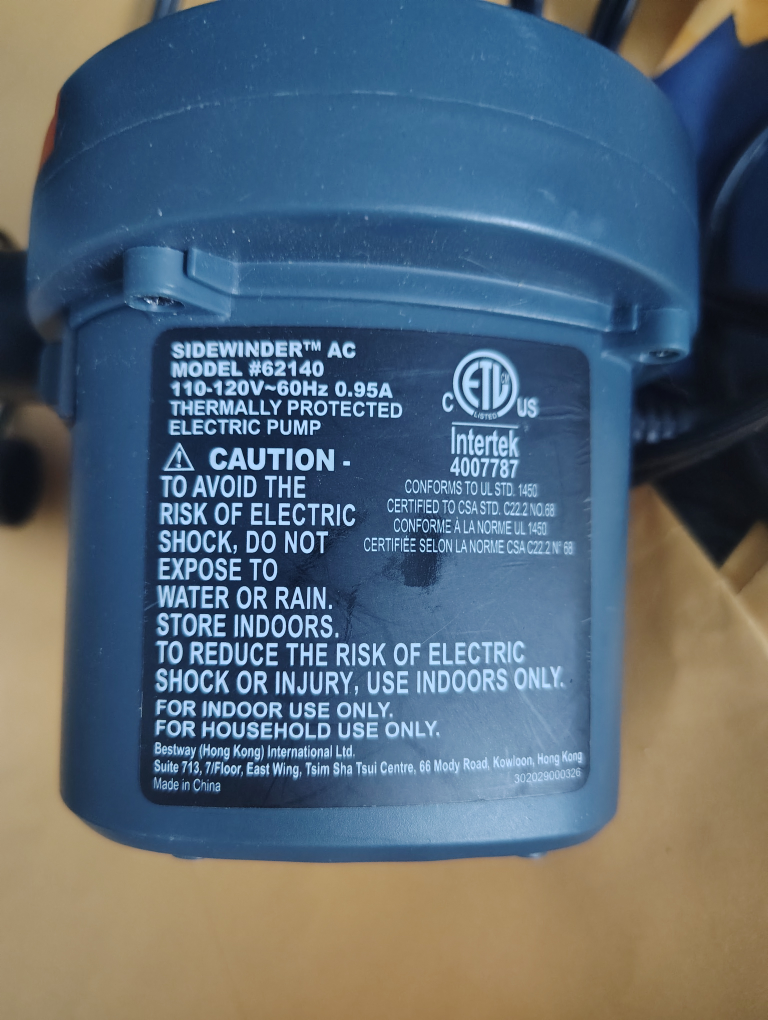 BestWay Electric Air Pump - photo 2