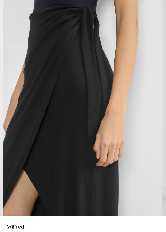 Aritzia Wilfred Free Black Dress image indicator(3)