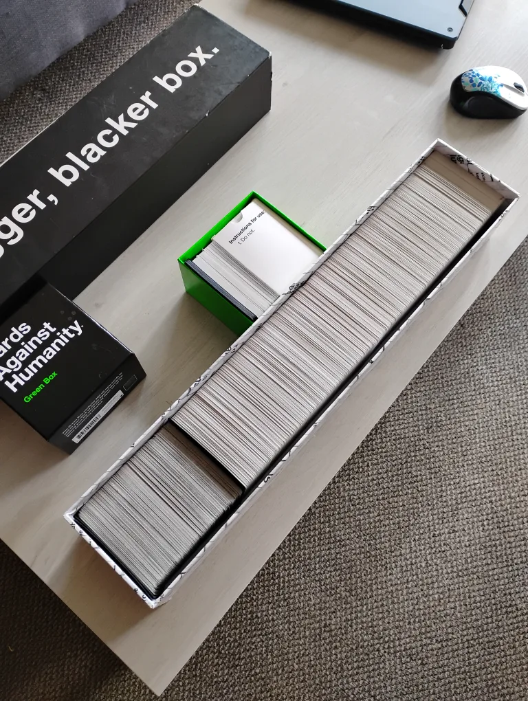 Cards Against Humanity: Bigger, Blacker Box + Green Box image indicator(2)