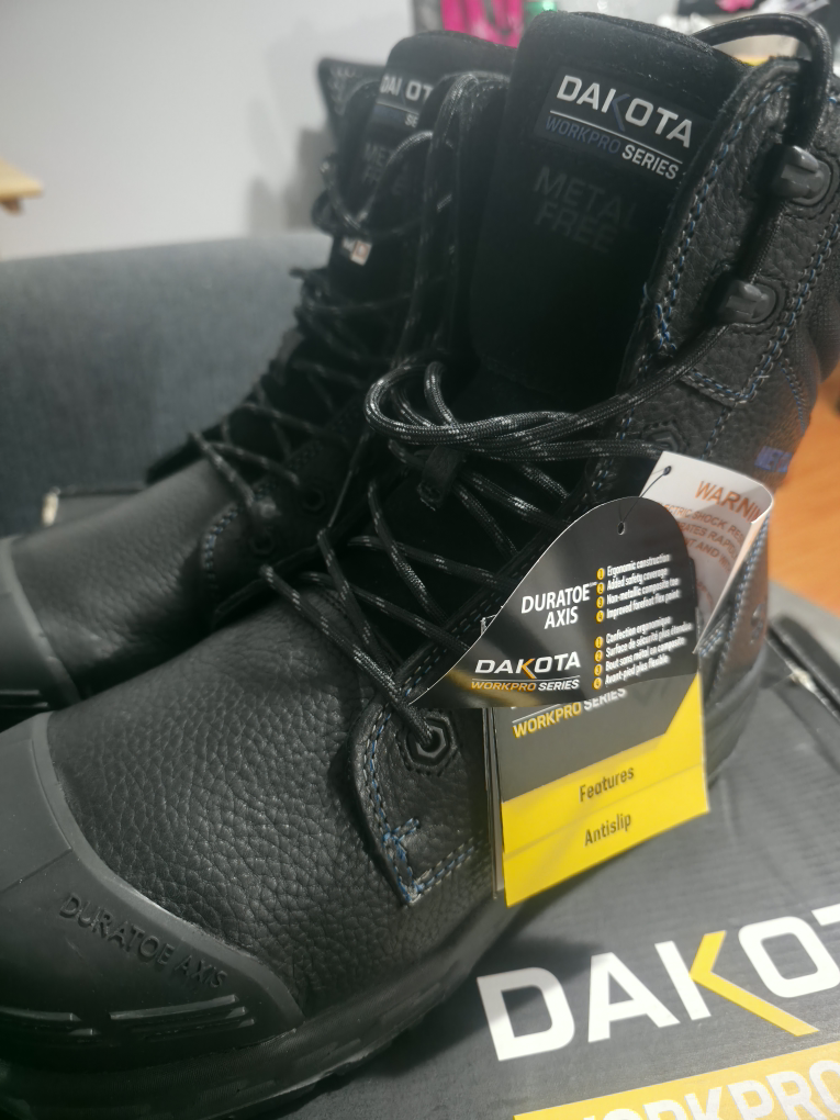 Dakota Workpro Series Black Boots - Size 12 - photo 2