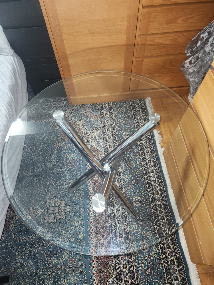 Round Glass Coffee Table - photo 4