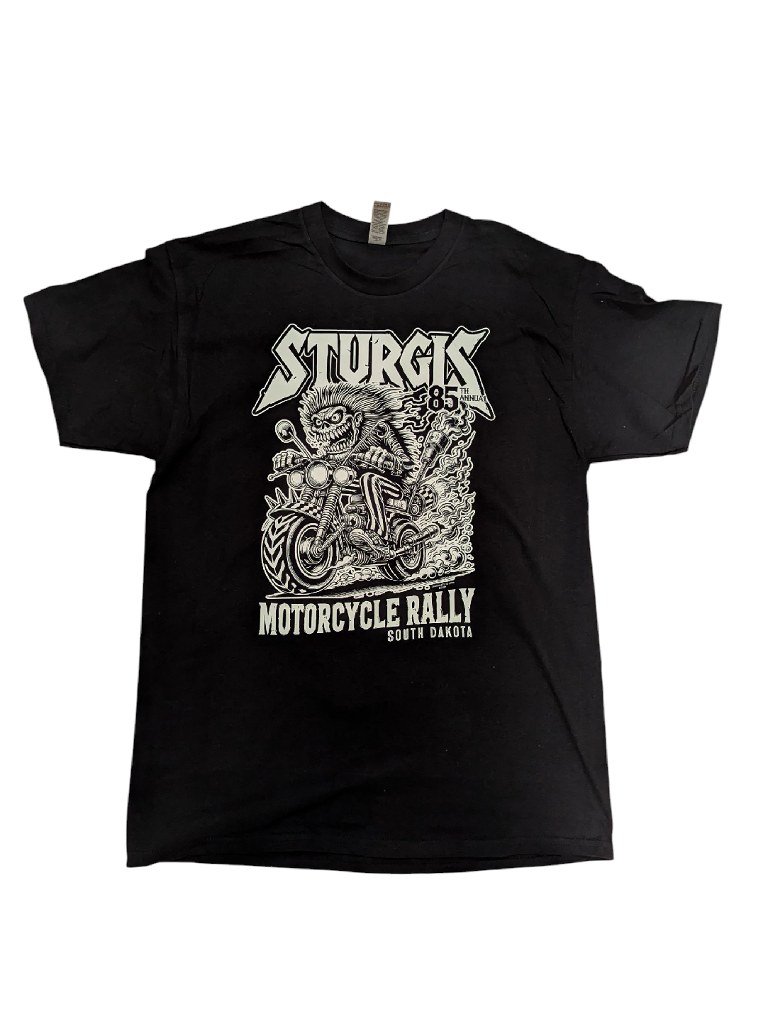 🔥 NEW MENS LARGE STURGIS Suicideride Psycho Biker T-Shirt Shirt