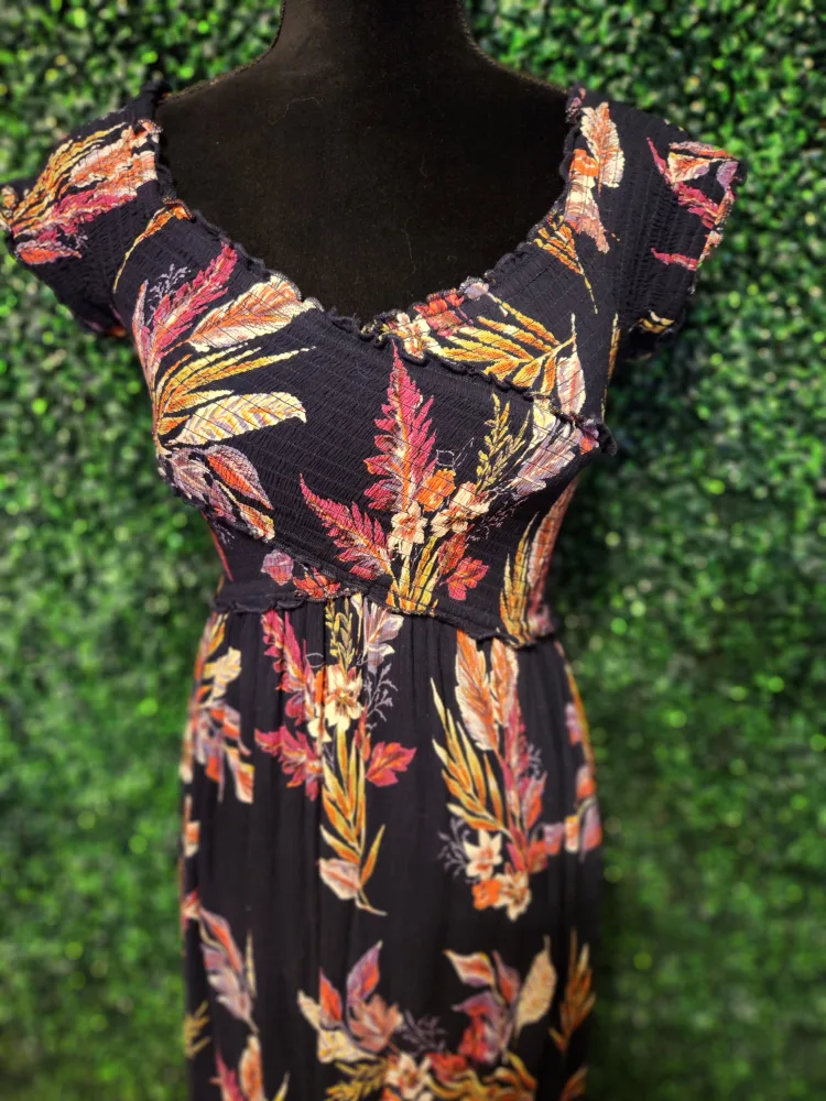 Floral Print Maxi Dress Small image indicator(3)