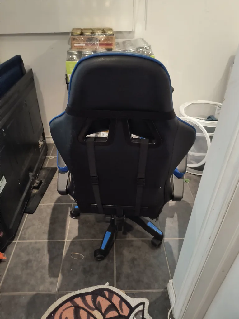 Jackgold Gaming Chair - Blue & Black image indicator(3)