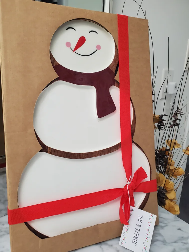 Snowman Plate Set - JINGLES & JOY thumbnail