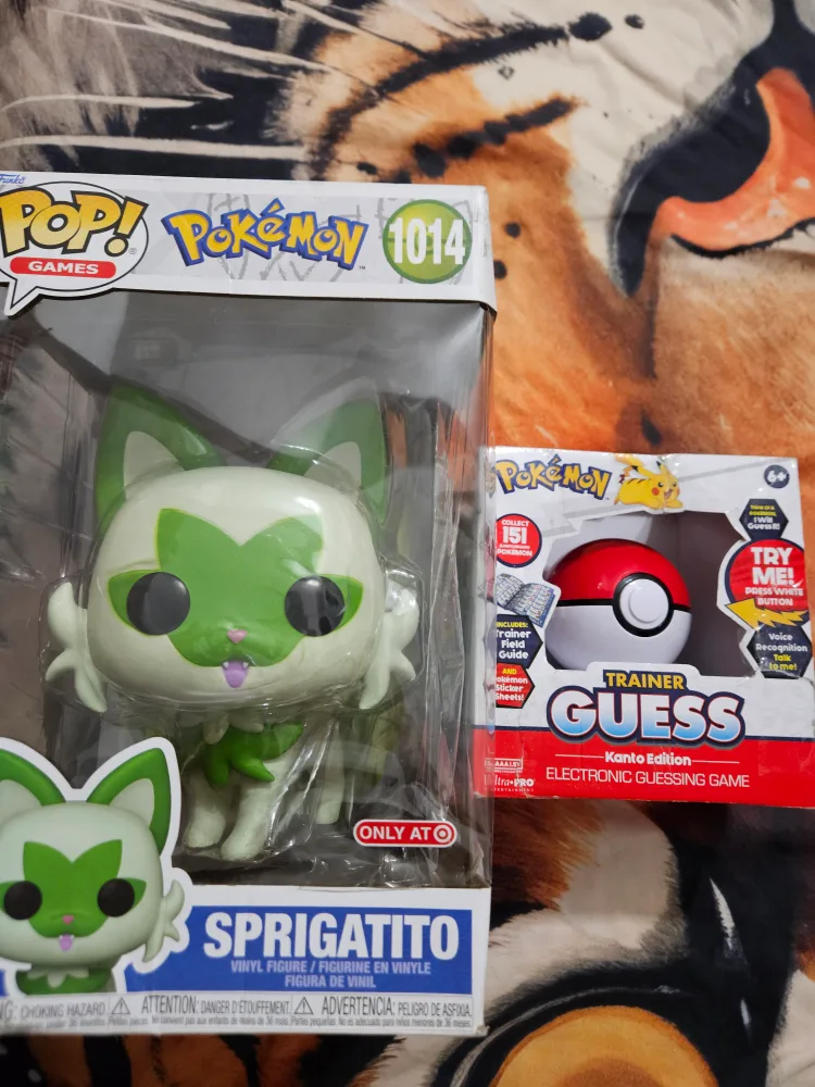 Funko Pop! Games Pokémon 1014 Sprigatito & Trainer Guess Game 🥕 thumbnail