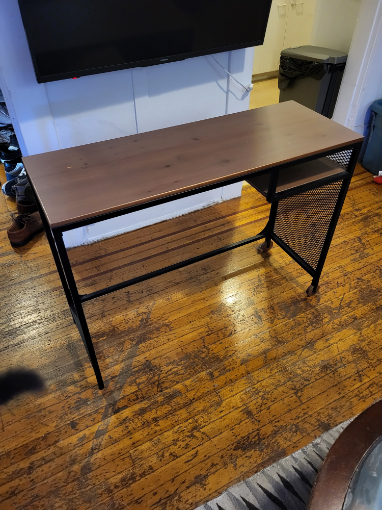 IKEA FJÄLLBO Laptop Table - Black, 100x36 cm