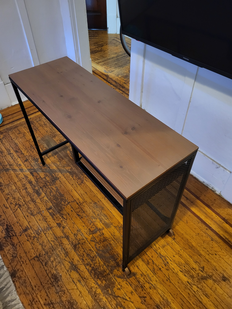 IKEA FJÄLLBO Laptop Table - Black, 100x36 cm - photo 3