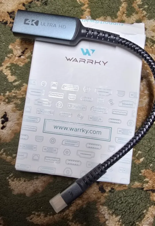 NEW Warrky 4K Mini DisplayPort to HDMI Adapter image indicator(2)