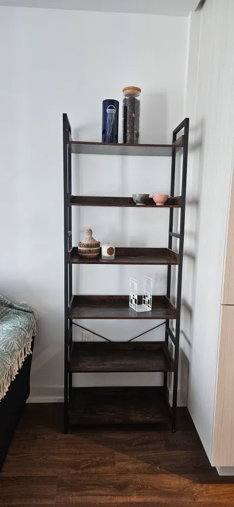 Bookshelf - Rustic Brown & Black thumbnail