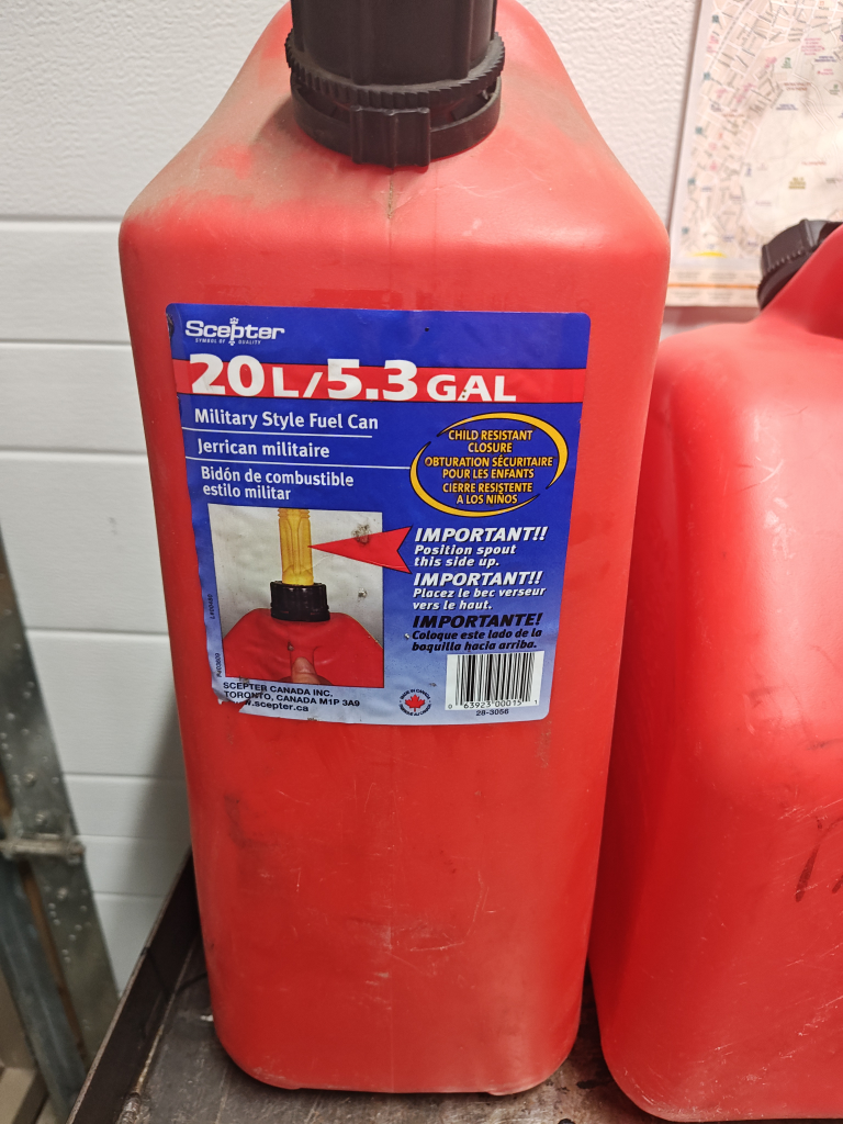 TWO 20L/5.3 Gal Military STYLE Plastic Fuel Can - photo 2