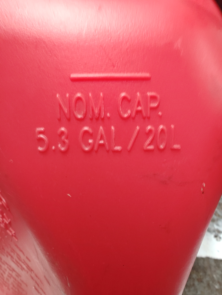 TWO 20L/5.3 Gal Military STYLE Plastic Fuel Can - photo 3