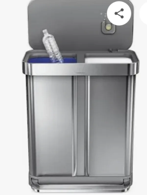 simplehuman Dual Compartment Recycling Bin thumbnail