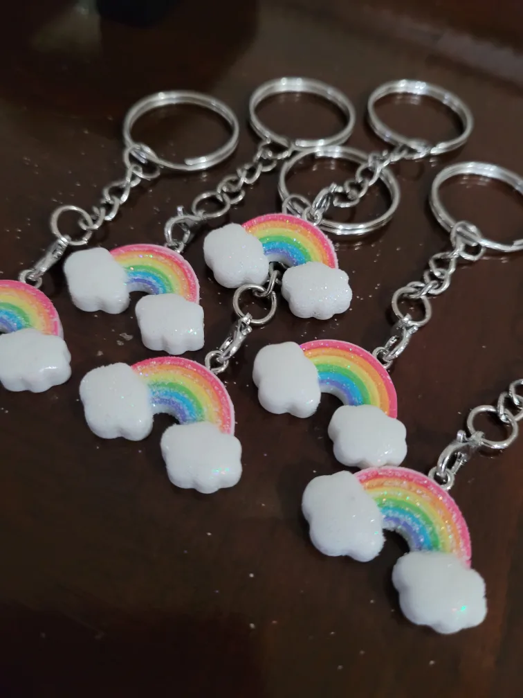 Rainbow Cloud Keychains image indicator(2)