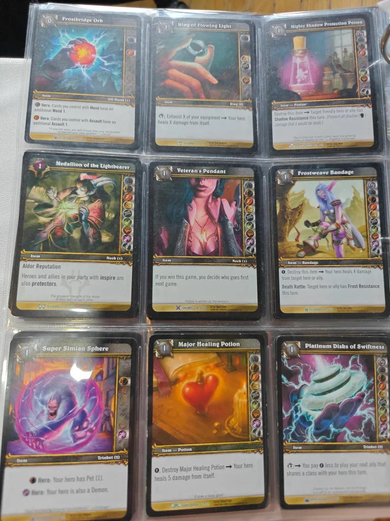 World of Warcraft TCG Cards (Trinkets & Armor) thumbnail