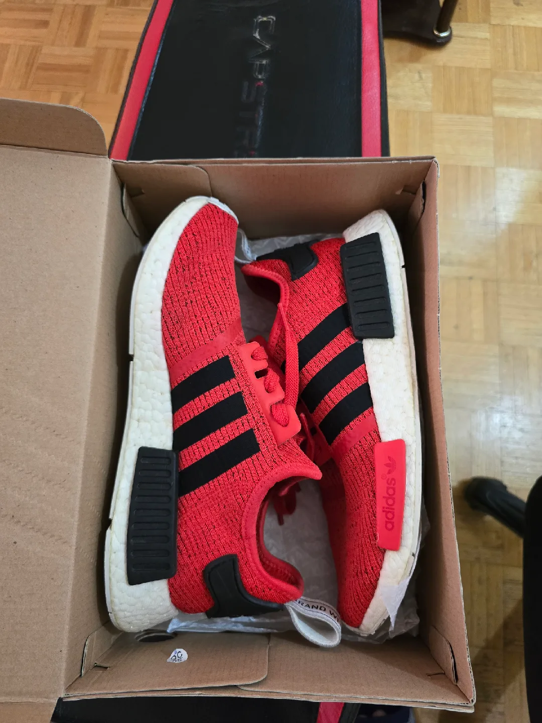 Adidas NMD_R1 Red/Black US 9 Men's thumbnail