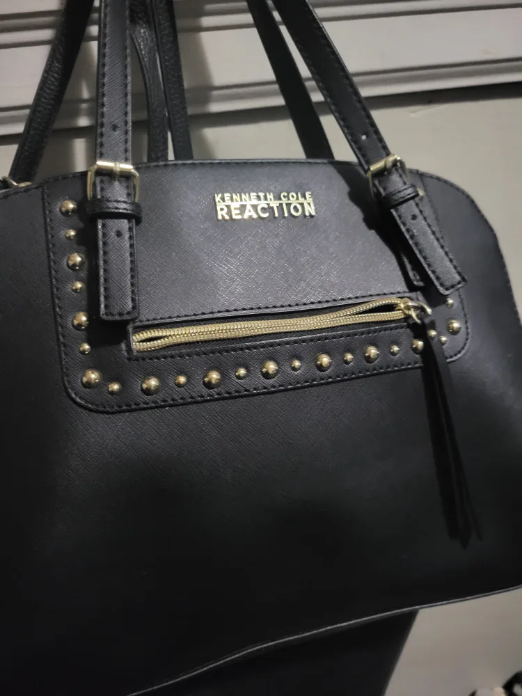Kenneth Cole Reaction Black Dome Satchel thumbnail