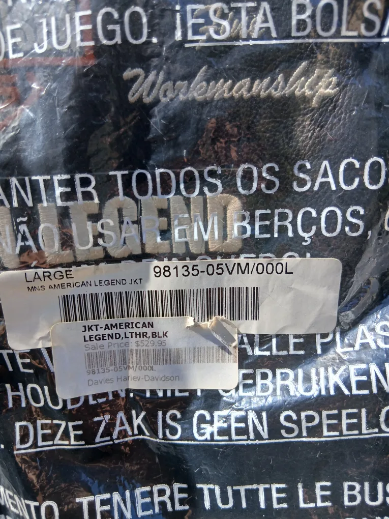 Harley-Davidson American Legend Black Leather Jacket - Large image indicator(4)