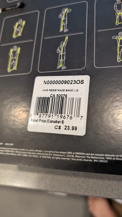 New Nike Light Resistance Band - Up to 20 lbs 🥕 image indicator(2)