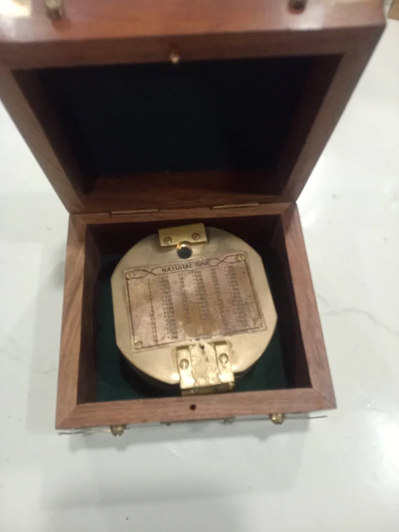 Kelvin & Hughes Antique Compass in Wooden Box image indicator(3)