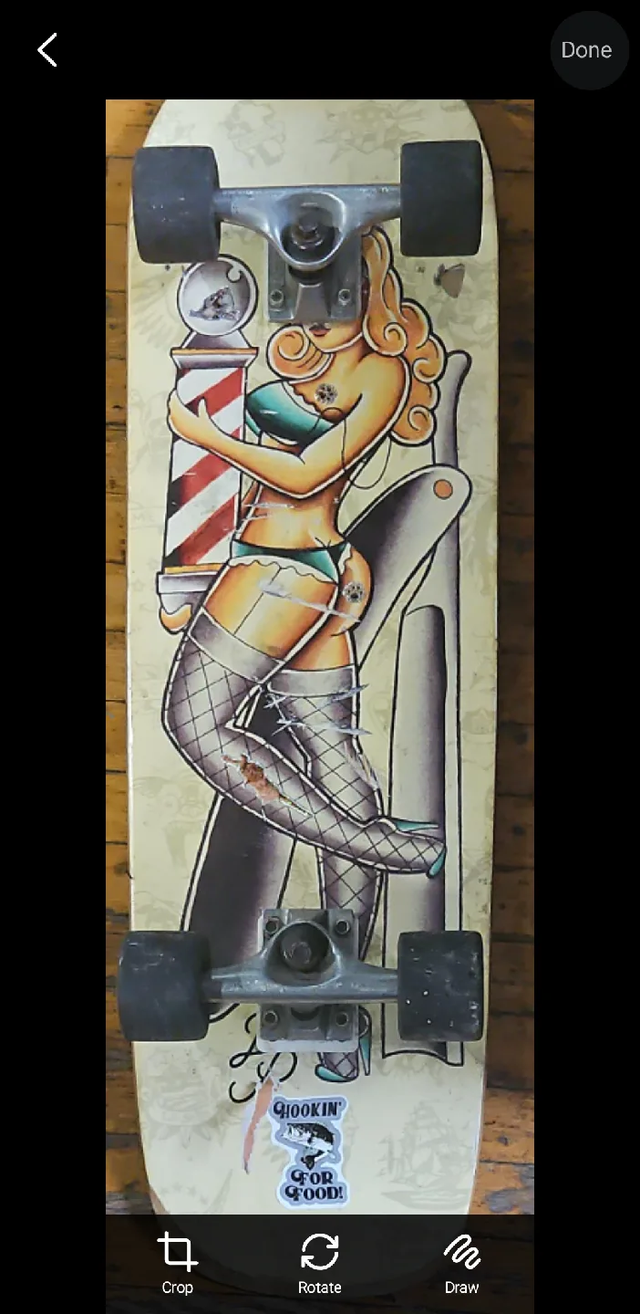 Skateboard with Custom Graphic thumbnail