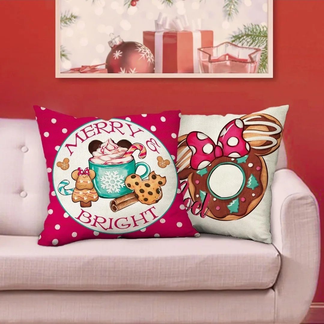 Brand New Christmas Throw Pillow Covers (Set of 4) image indicator(6)