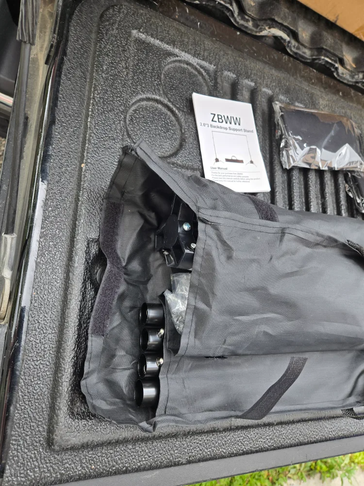 New Adjustable Backdrop Stand - 8.5 x 10 ft image indicator(2)