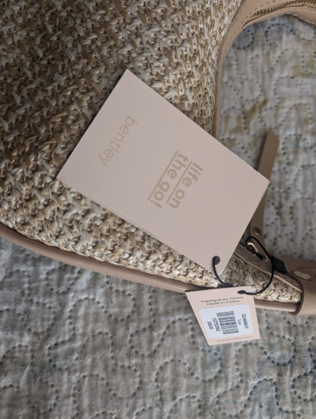 Bentley Life on the go! Beige Shoulder Bag - New - photo 3