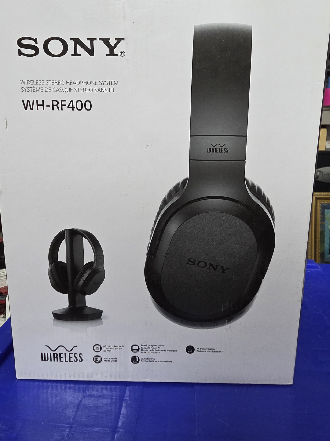Sony WH-RF400 Wireless Stereo Headphones - Like New! - photo 2
