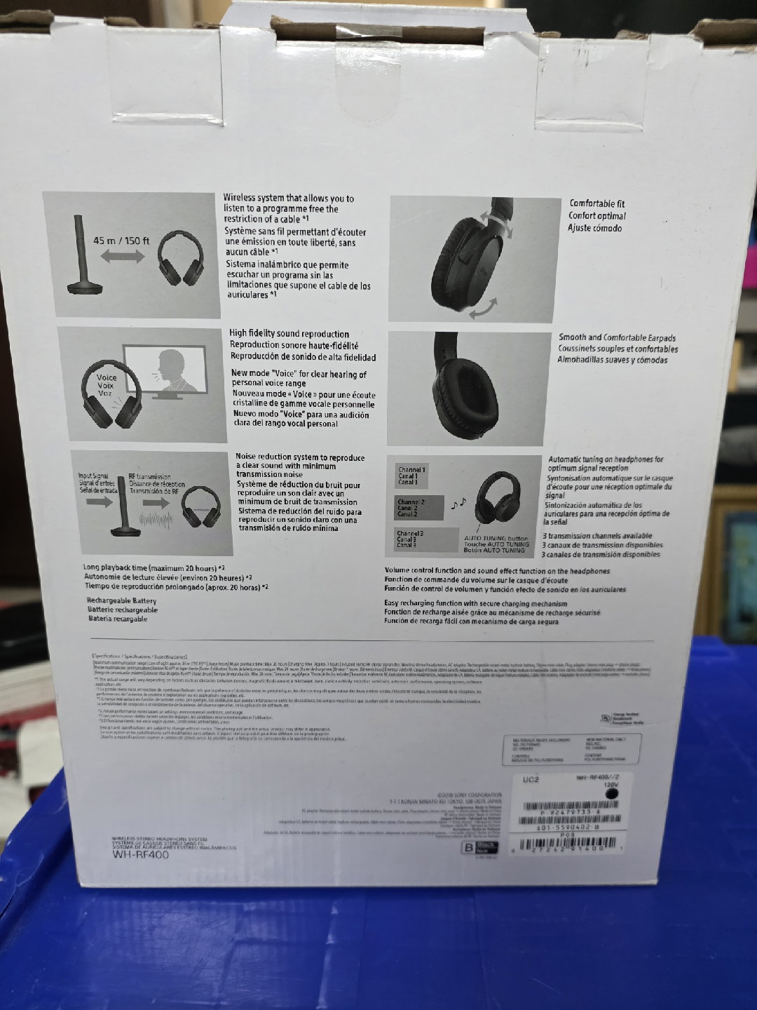Sony WH-RF400 Wireless Stereo Headphones - Like New! - photo 3