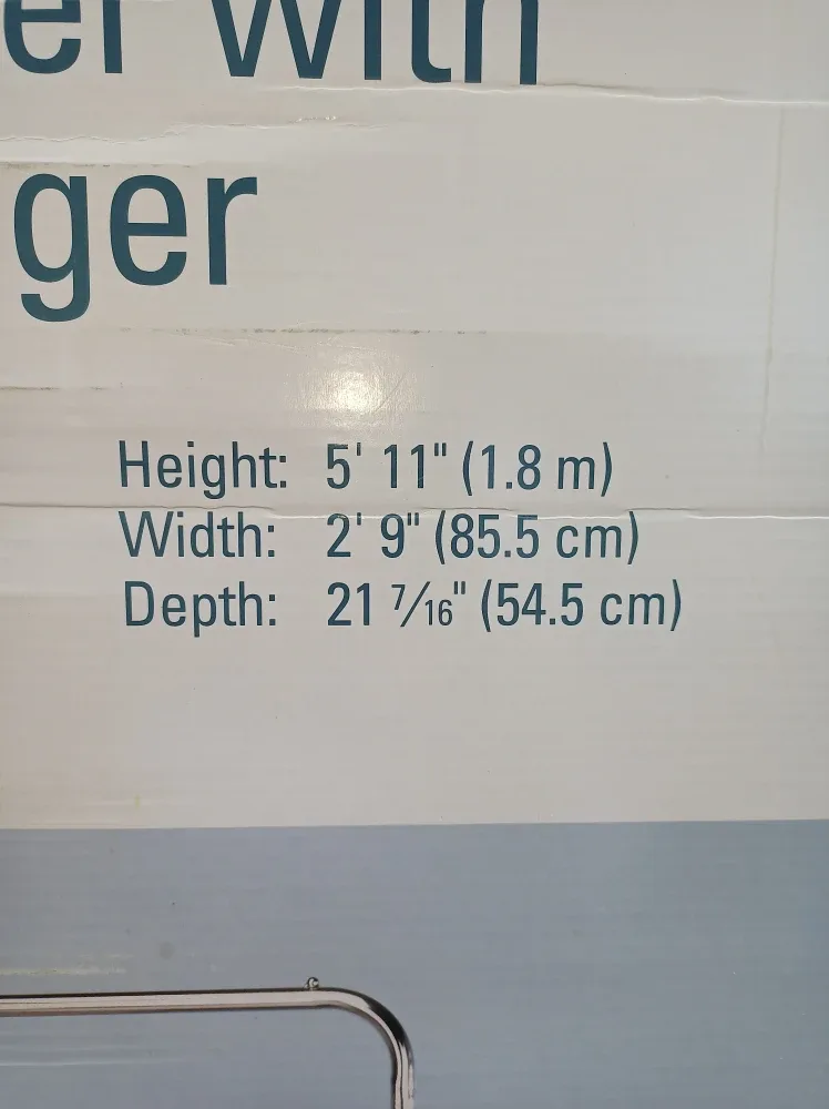 New n/Box~Laundry Sorter w/Hanger n/Wheels 🥕 image indicator(4)