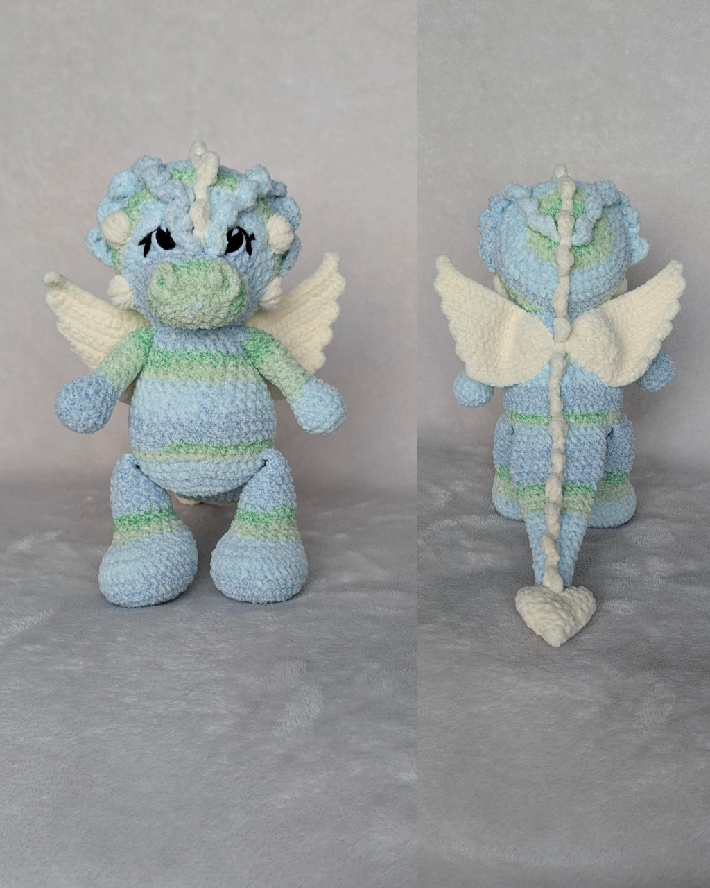 Crochet Dragon Plushie Preorder Only - photo 2