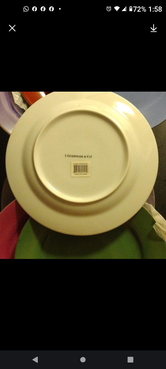 I. Godinger & Co. Desert Plates Box Set 🥕 - photo 3