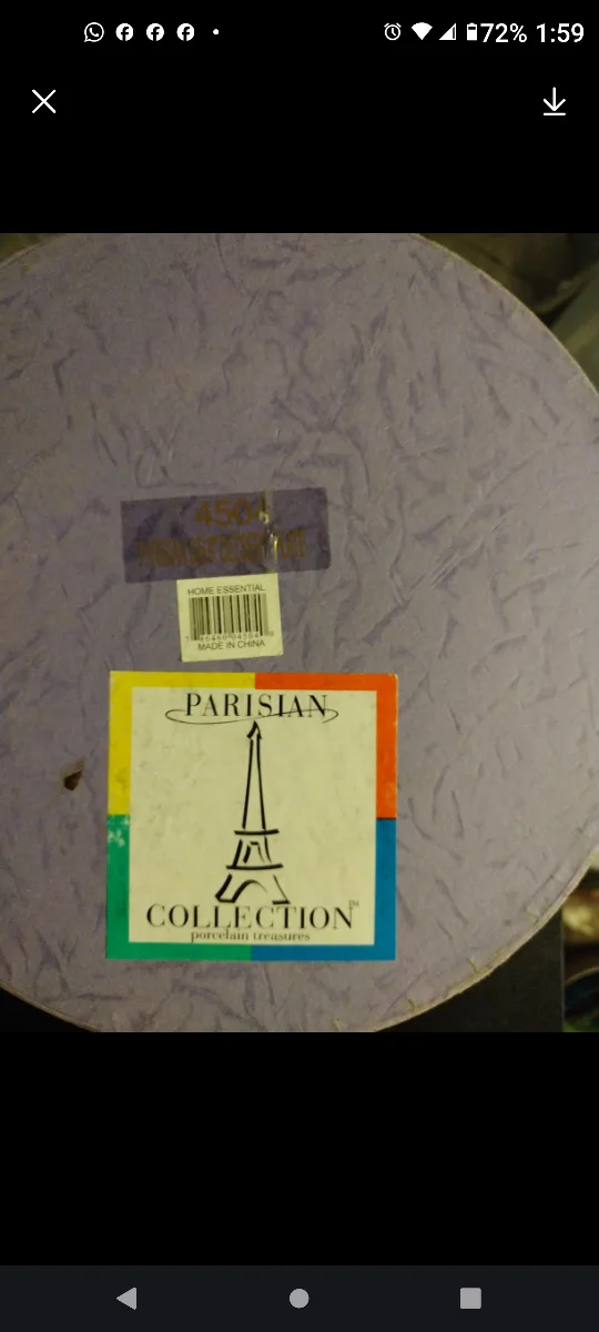 I. Godinger & Co. Desert Plates Box Set 🥕 image indicator(6)