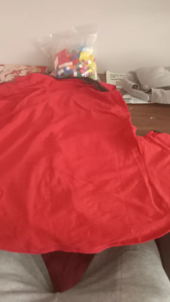 Guess Red Henley Shirt - Size L/G image indicator(3)