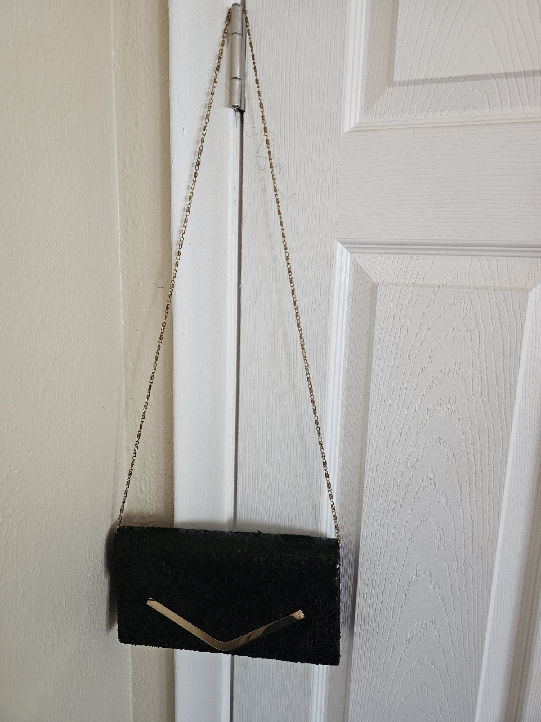 Occasion Black Sequin Evening Clutch - photo 2