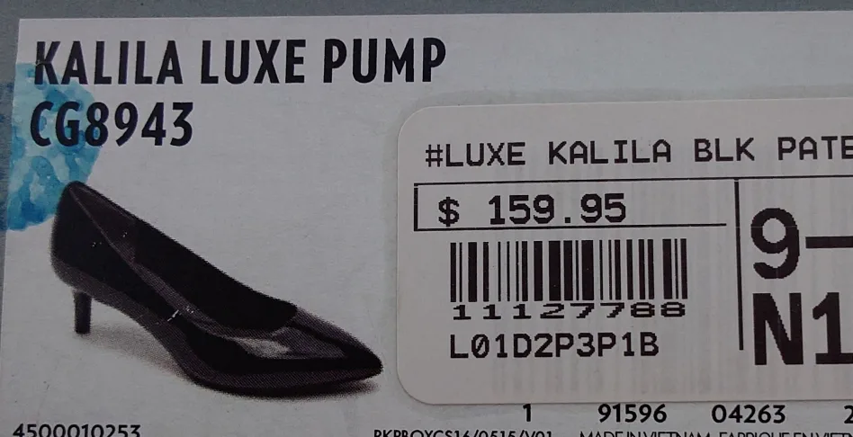 Rockport Total Motion Luxe Black Heels Size 9.5 US image indicator(7)