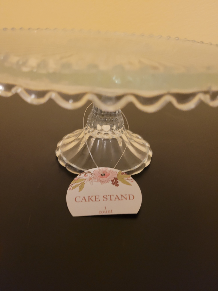 Cake Stand - Glass,  2 pieces - photo 3